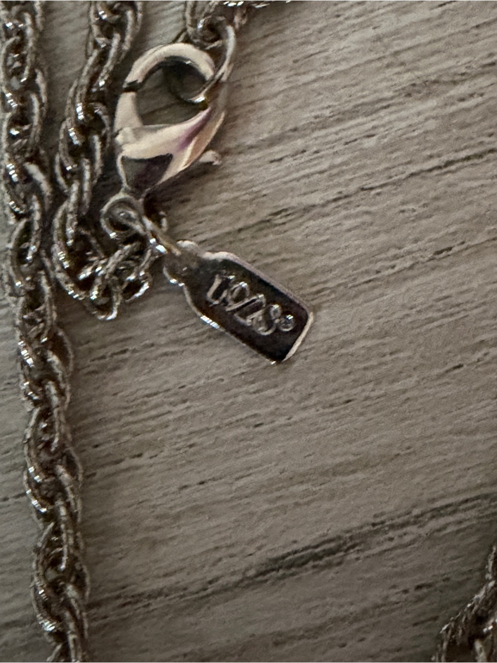1928 Silver Heart Locket Necklace 26” - Picture 6 of 6